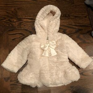 White Fur Coat for baby girls